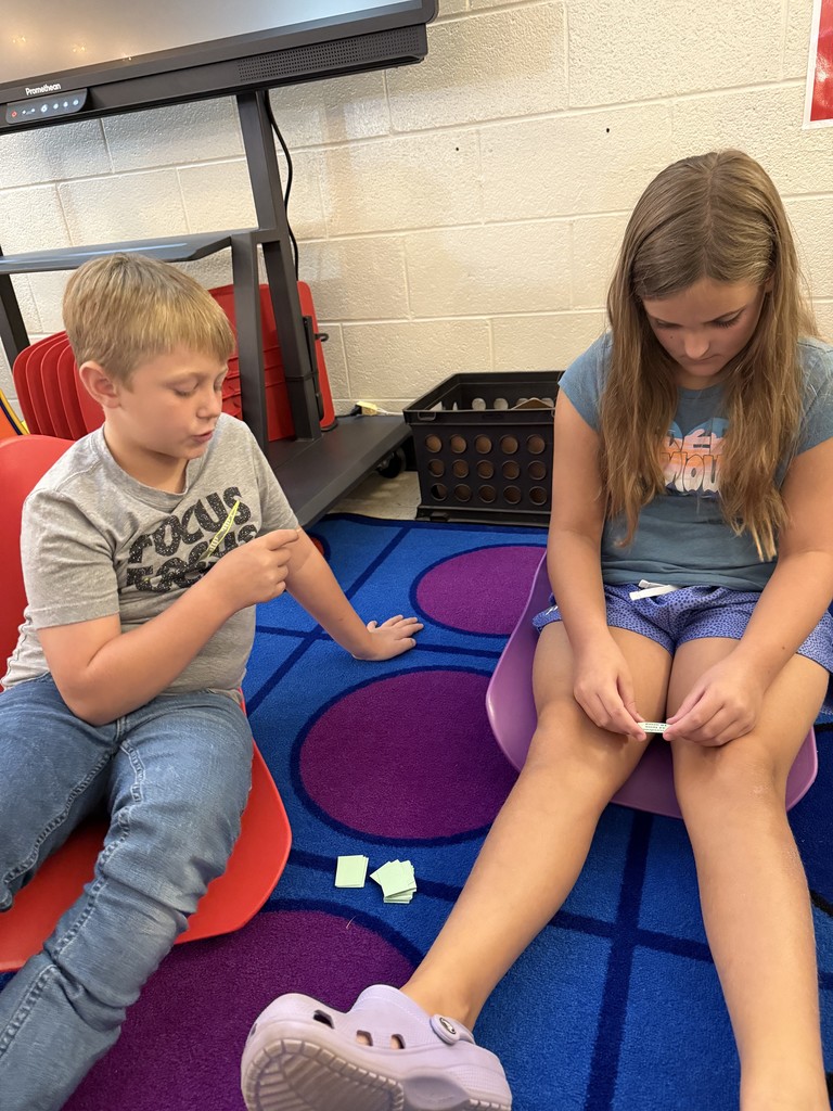 Place Value War in Mrs. Sutton's 3rd-grade class.