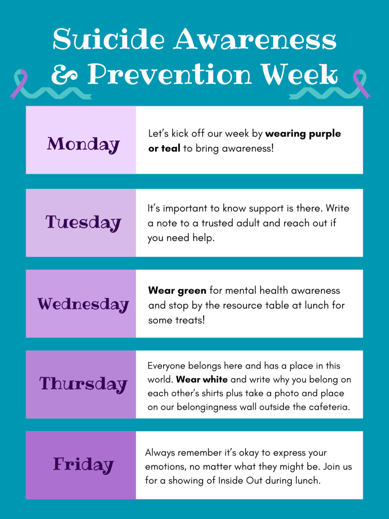 Suicide Awareness Prevention Week