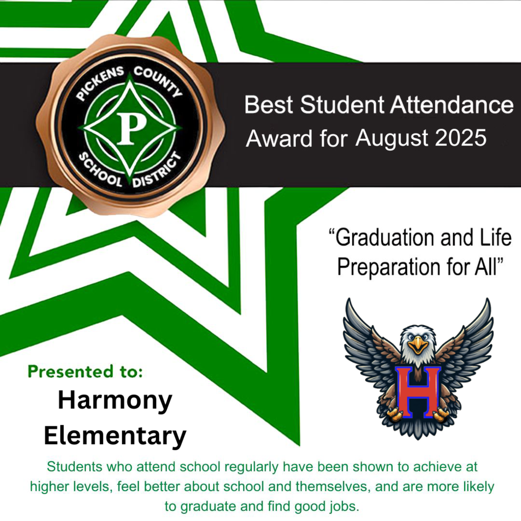 Harmony Elementary is August's Student Attendance Winner