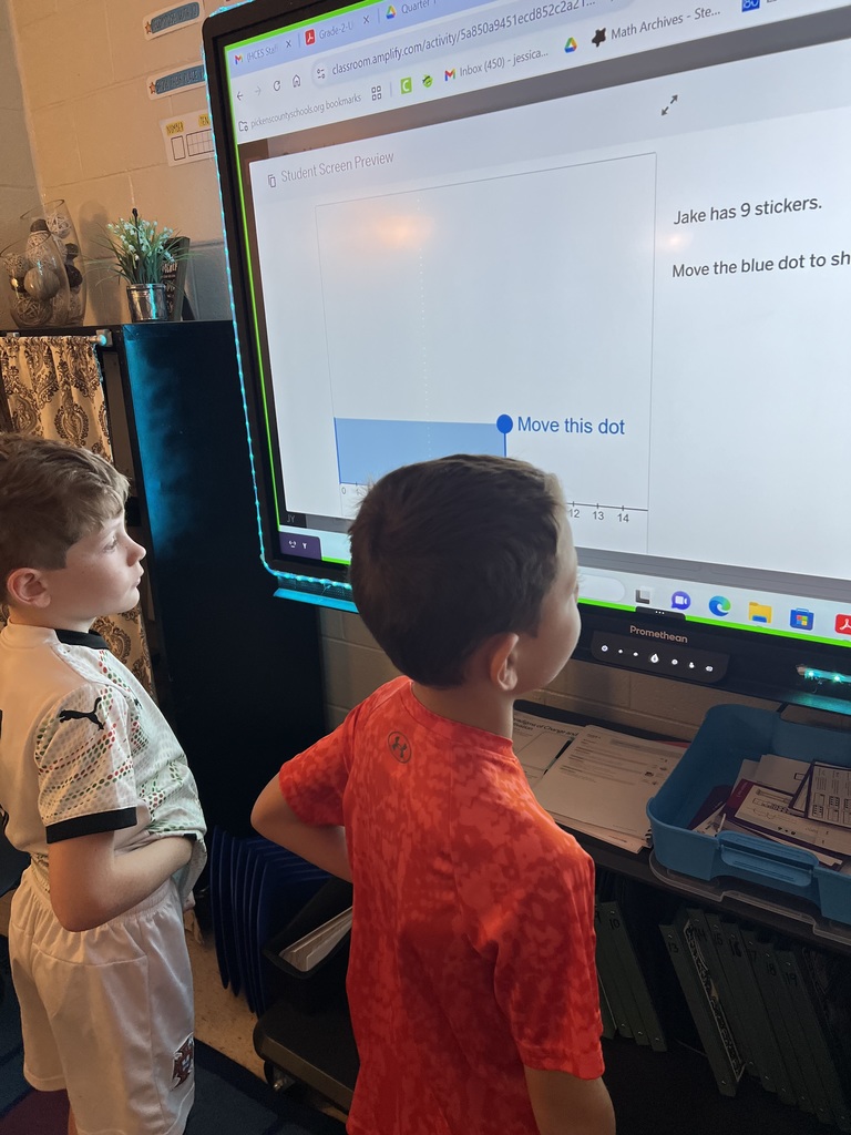 Math in Ms. Yeargin's class.