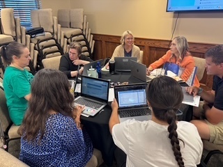 The Literacy Impact Team (LIT), made up of literacy leaders from every school and grade level, met today to continue to explore the new ELA standards.