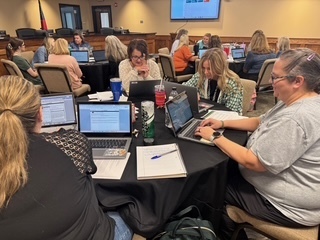 The Literacy Impact Team (LIT), made up of literacy leaders from every school and grade level, met today to continue to explore the new ELA standards.
