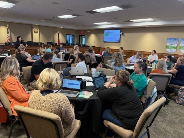 The Literacy Impact Team (LIT), made up of literacy leaders from every school and grade level, met today to continue to explore the new ELA standards.