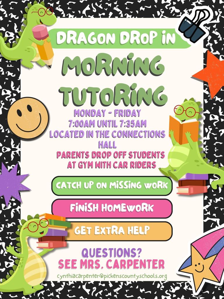 Morning Tutoring Poster