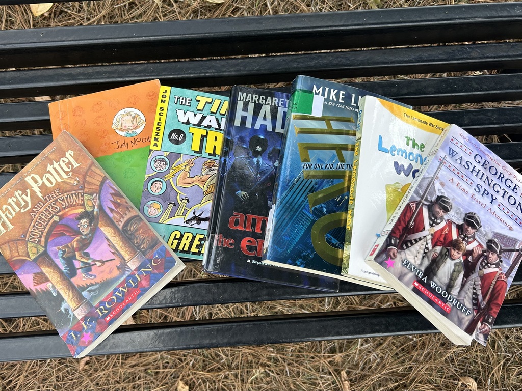 Grab a new book to read from our Little Free Library!
