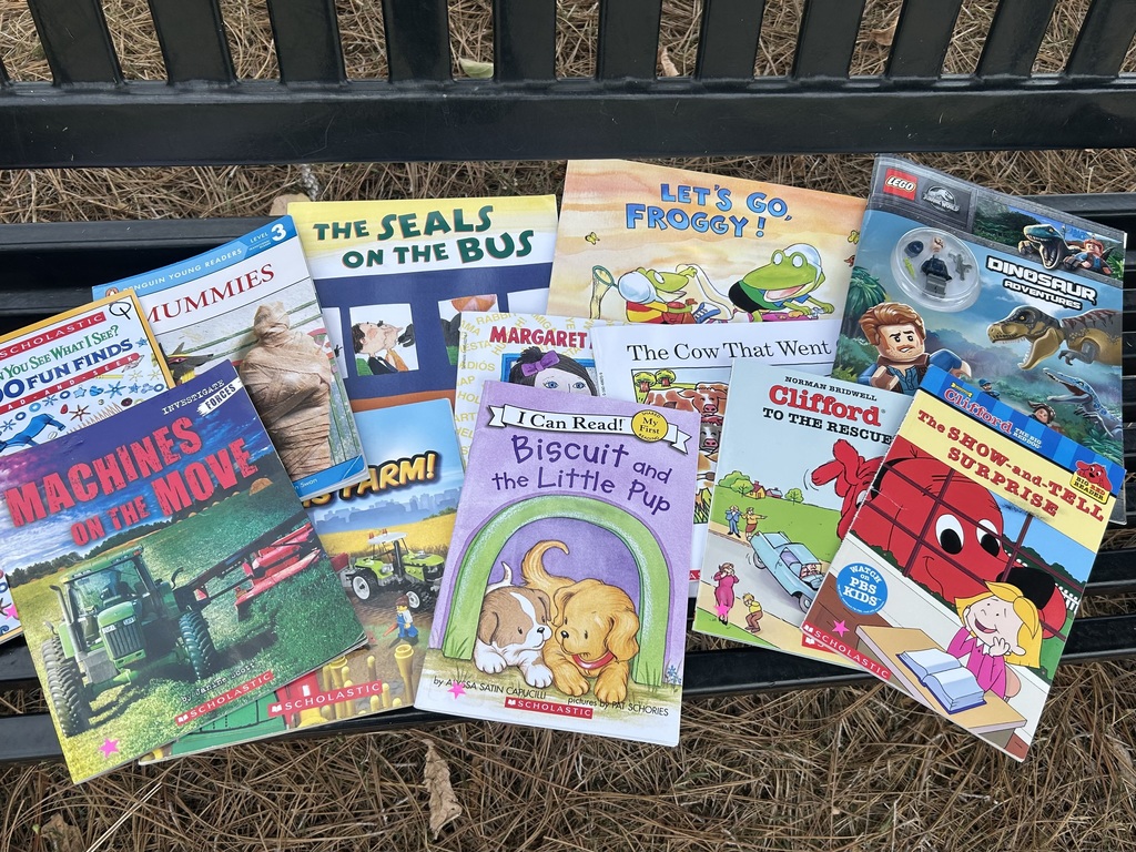 Grab a new book to read from our Little Free Library!