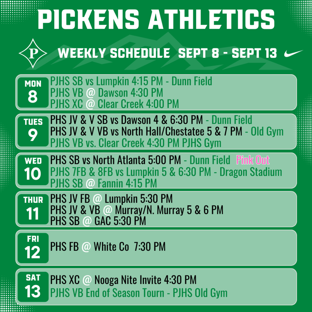 Weekly Schedule