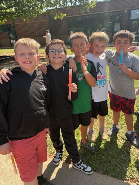 Mrs. Culbreth's class earning a popsicle party for attendance.