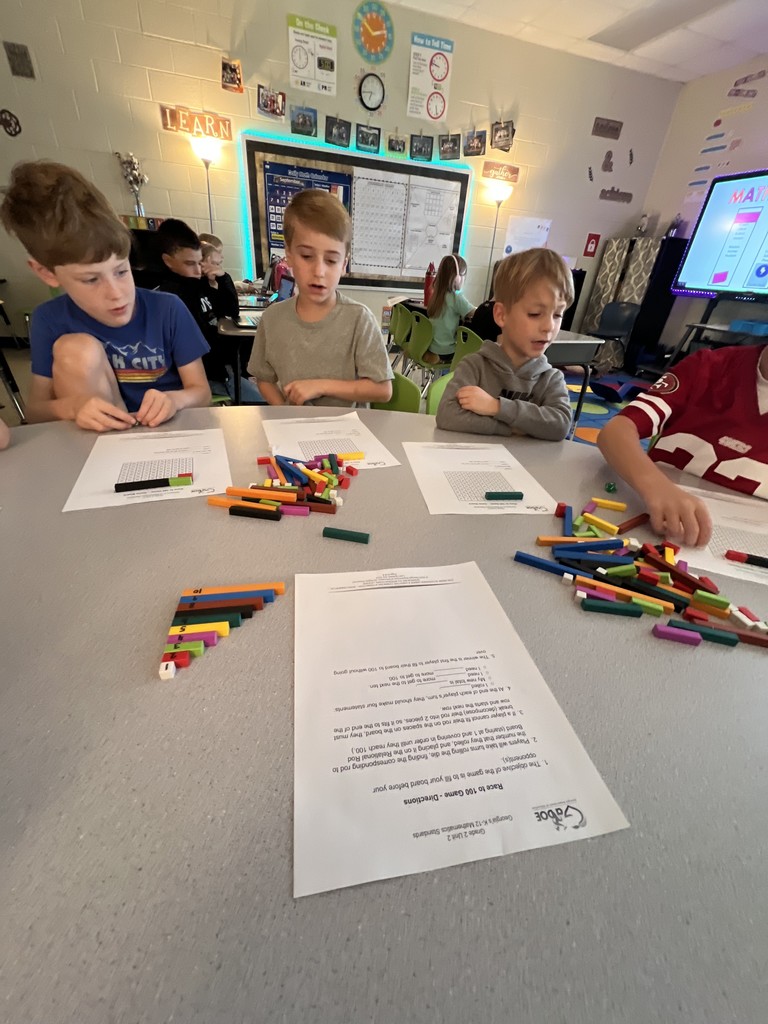 Math in Mrs. Yeargin's class.
