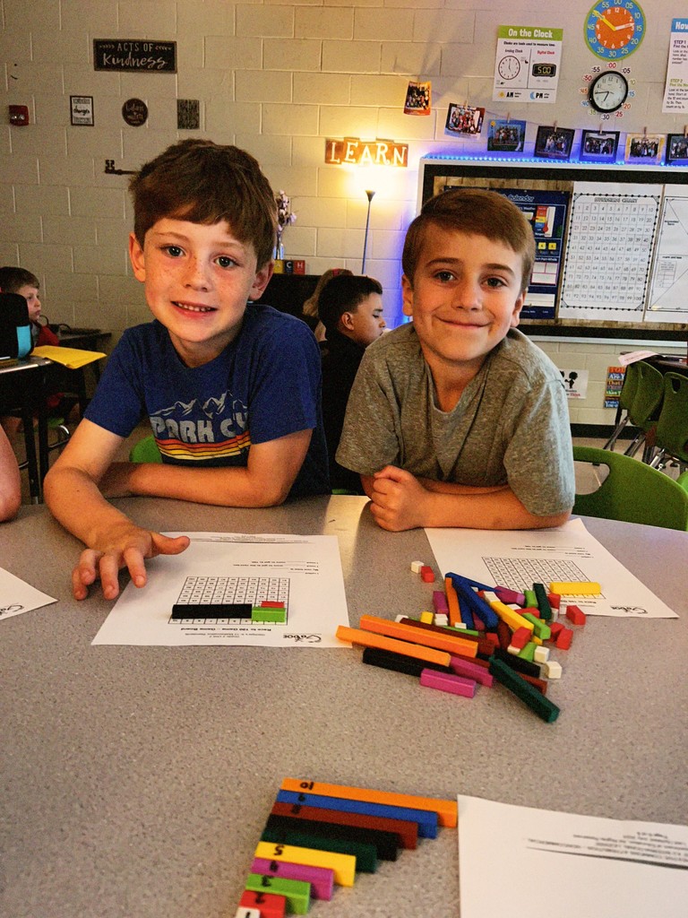 Math in Mrs. Yeargin's class.