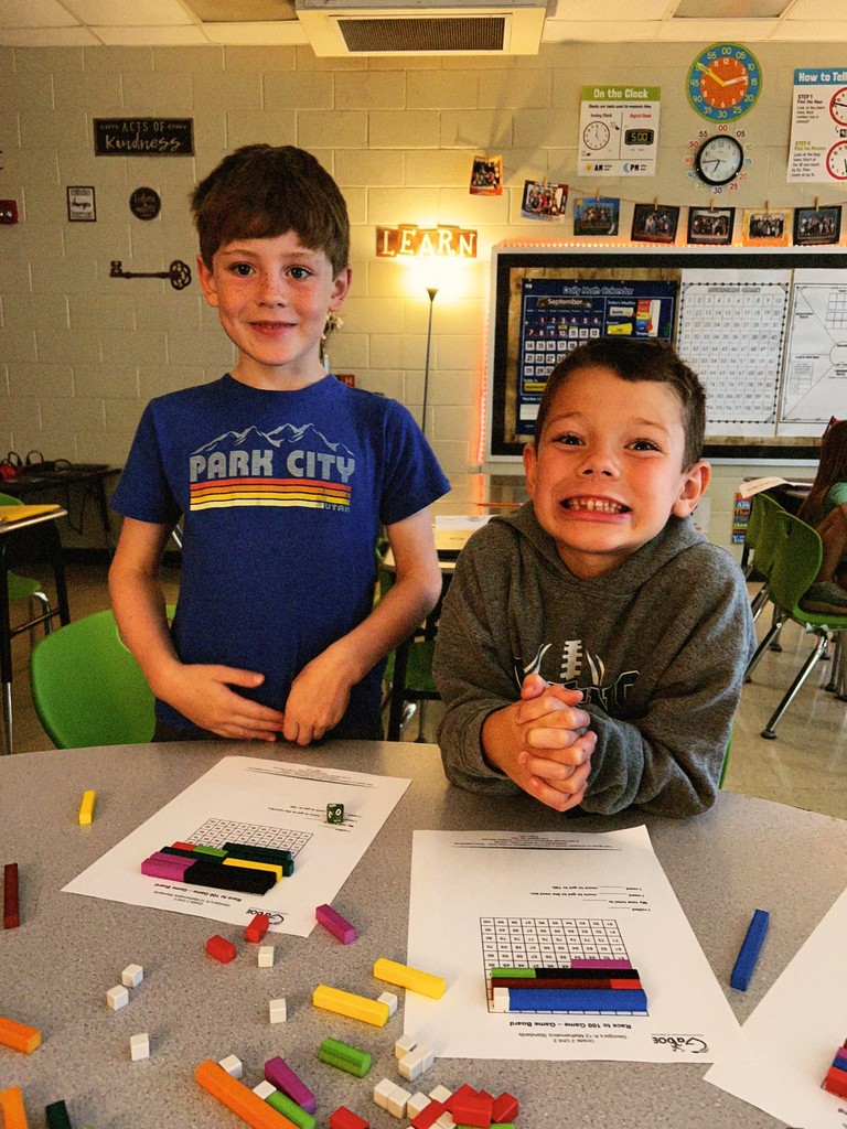 Math in Mrs. Yeargin's class.