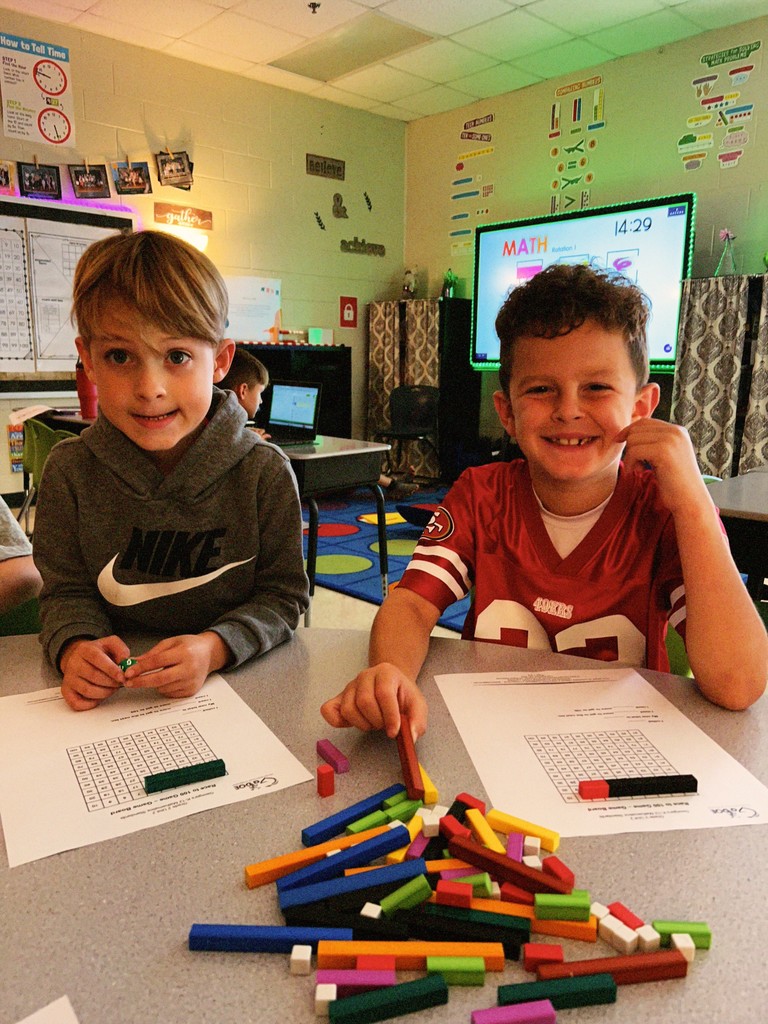 Math in Mrs. Yeargin's class.
