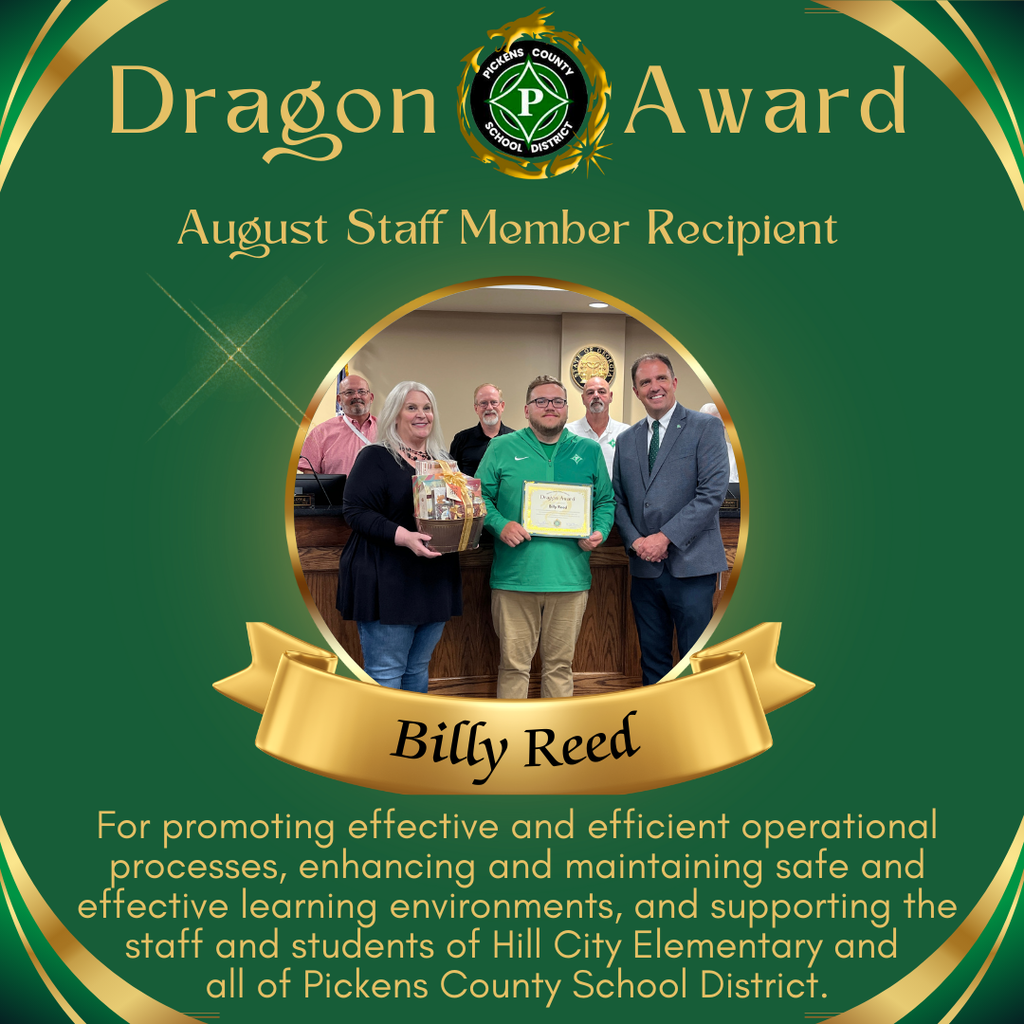 August Dragon Award Winner Billy Reed
