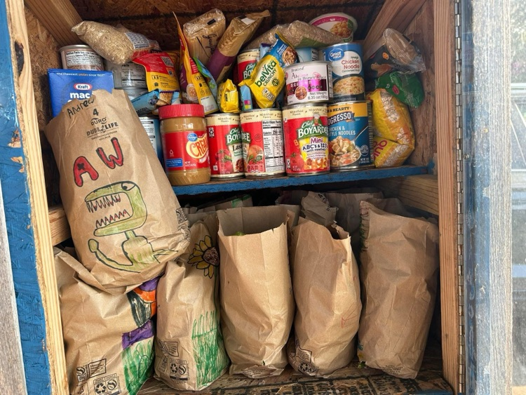 Okra in food pantry!