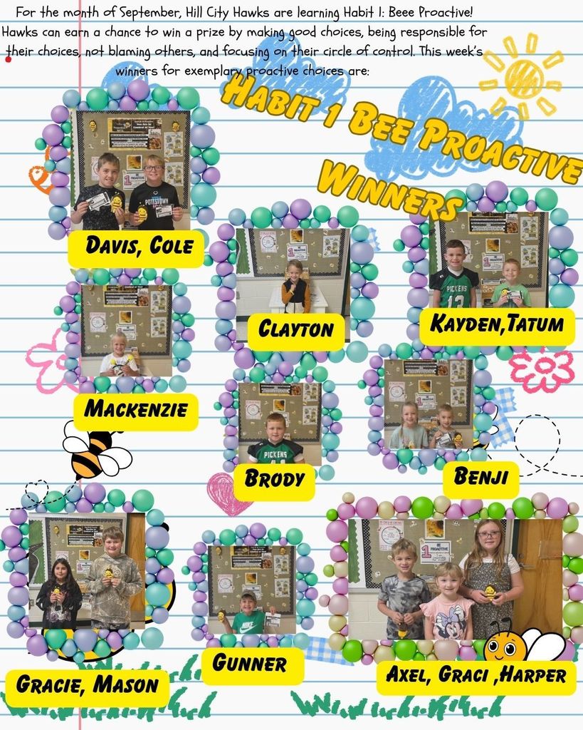 Habit #1: Beee Proactive Winners!