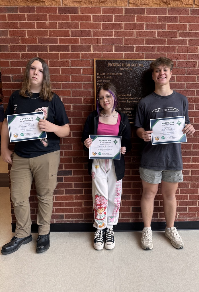 Sept Perfect Attendance