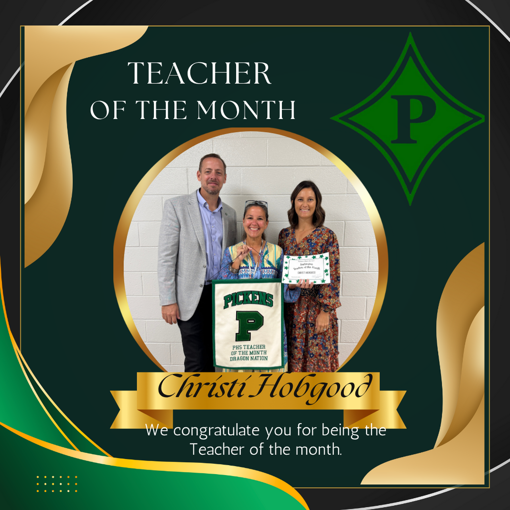 Teacher of the month