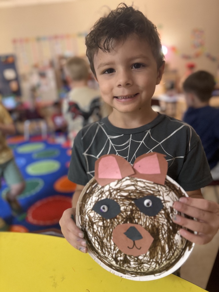 Learning about nocturnal animals in Mrs. Allen's PreK.