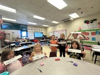 Spelling in Mrs. Shealey's class.