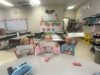 Spelling in Mrs. Shealey's class.