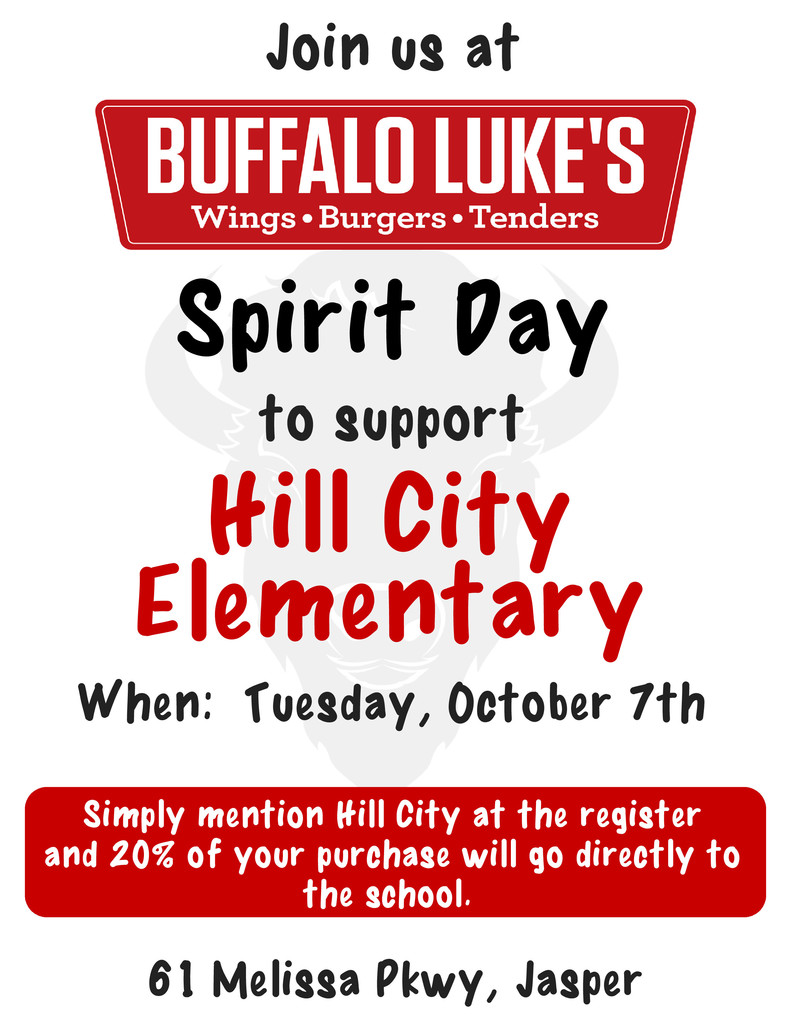 Tomorrow is our Buffalo Luke's fundraiser!