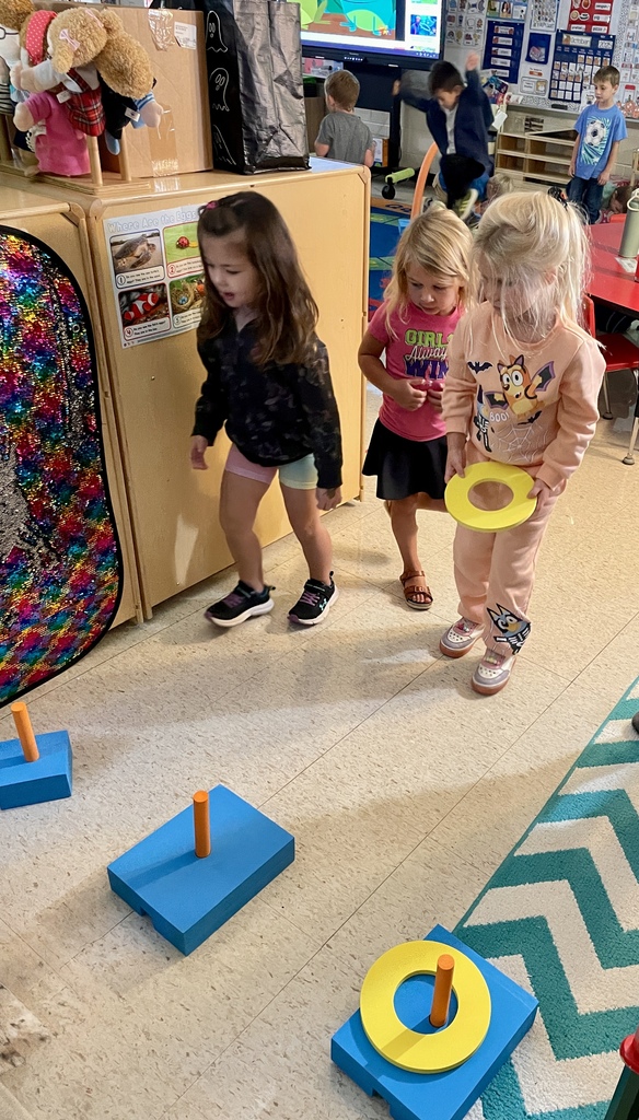 Inside recess in Mrs. Hamilton's PreK.