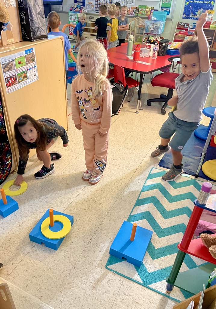 Inside recess in Mrs. Hamilton's PreK.