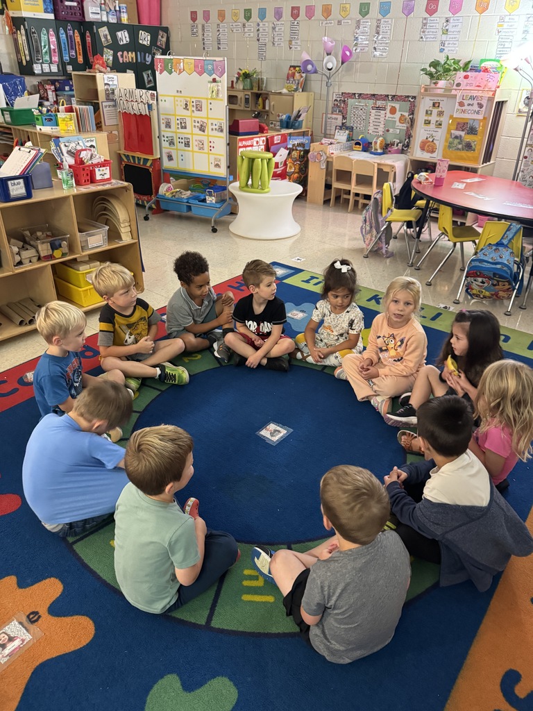 Inside recess in Mrs. Hamilton's PreK.