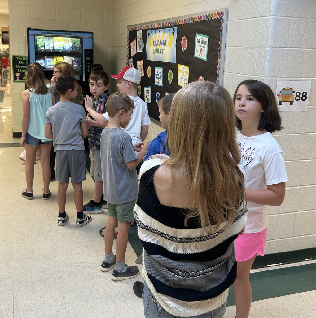 Achieving reading goals and earning the Book Vending Machine!