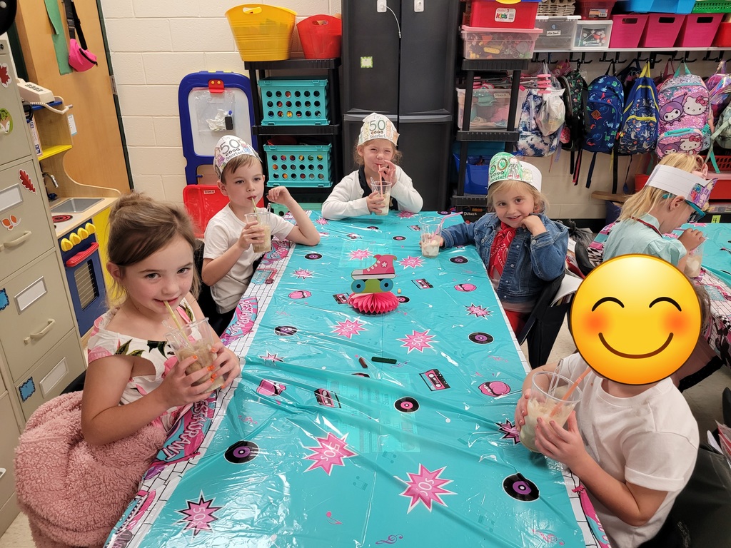 50th Day of School in Mrs. Dilbeck's class.
