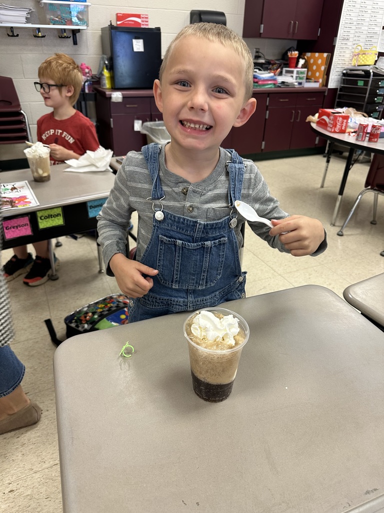 Root beer floats in Mrs. Shealey's class!