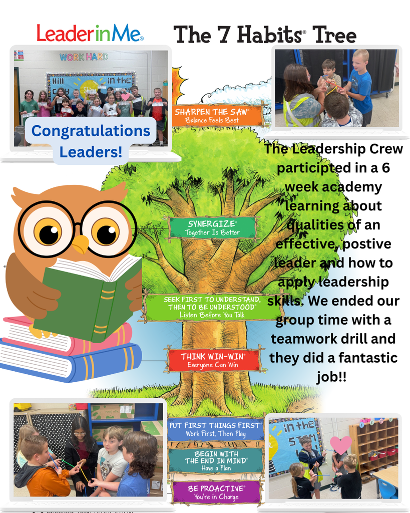 Leadership Crew learning about leadership.