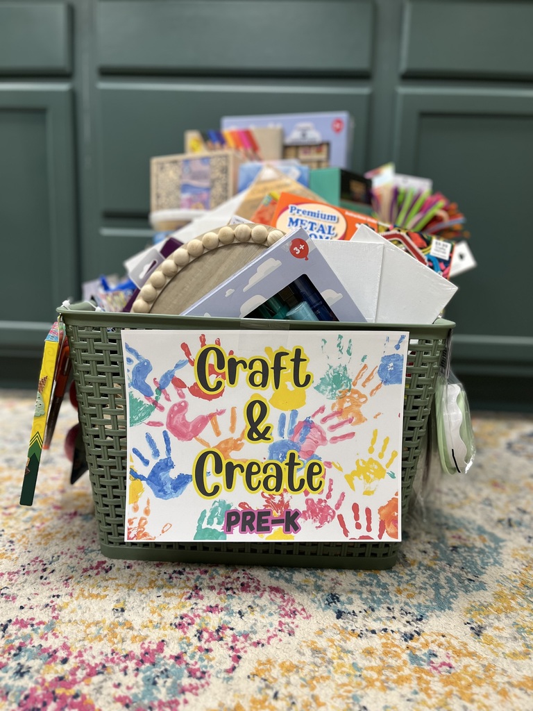 Raffle baskets for tonight's Fall Festival.