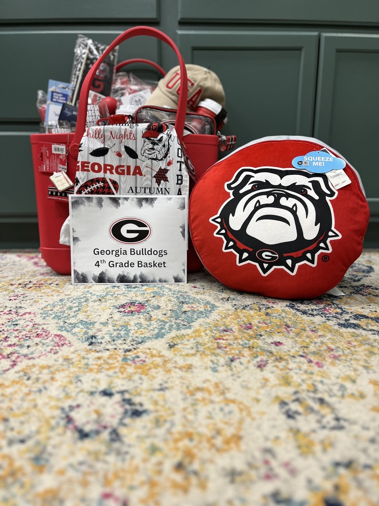 Raffle baskets for tonight's Fall Festival.