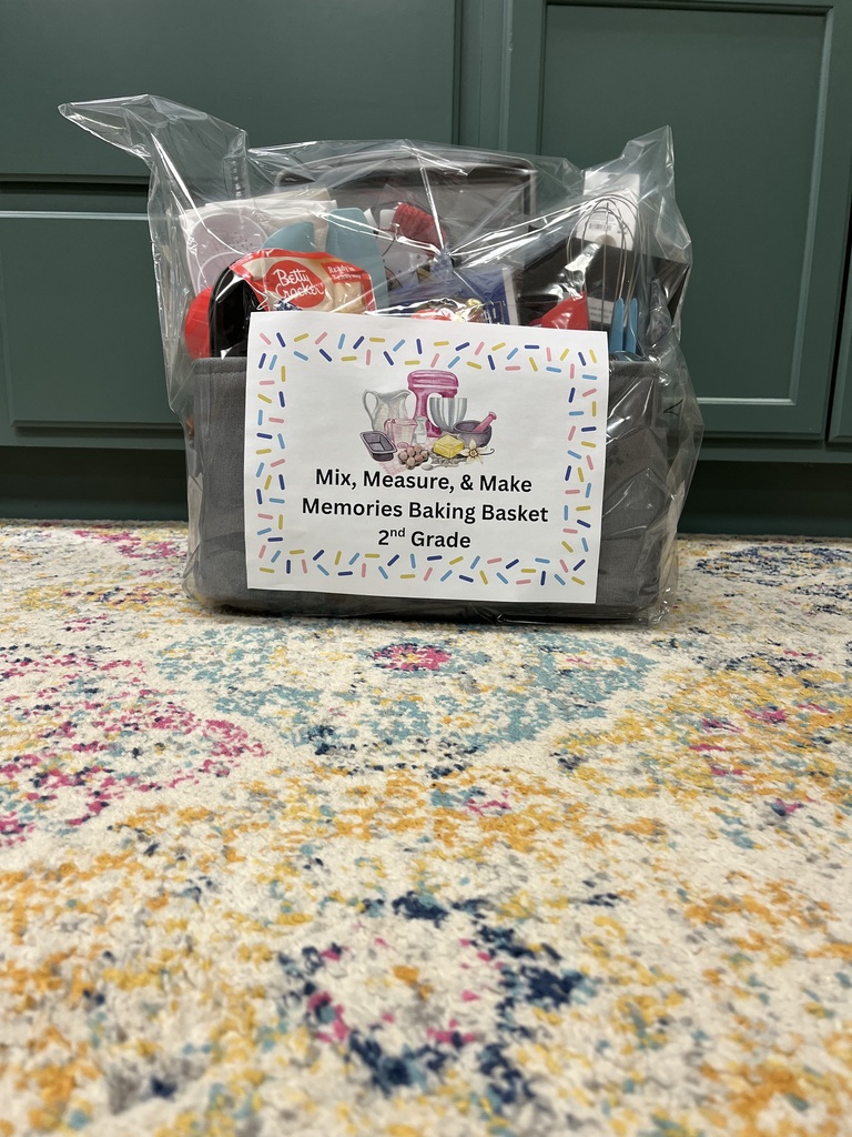 Raffle baskets for tonight's Fall Festival.