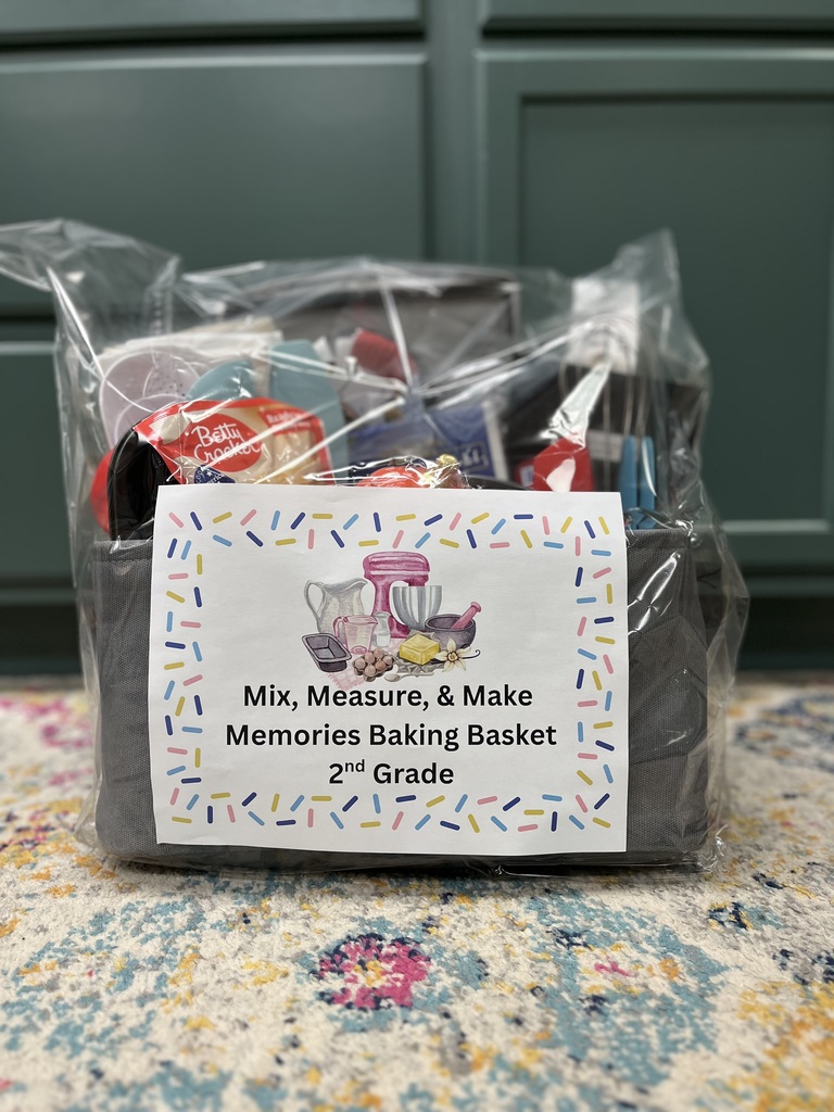 Raffle baskets for tonight's Fall Festival.