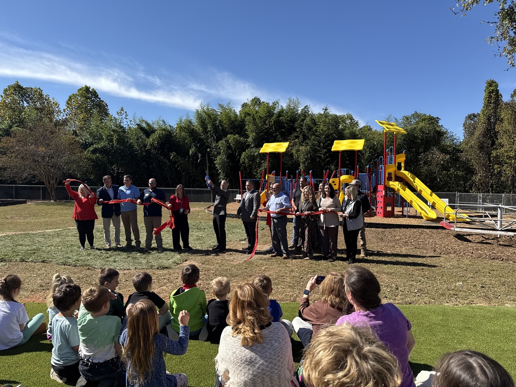 Playground Ribbon Cutting