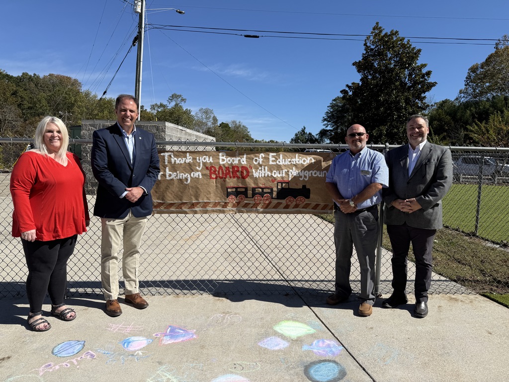 Playground Ribbon Cutting