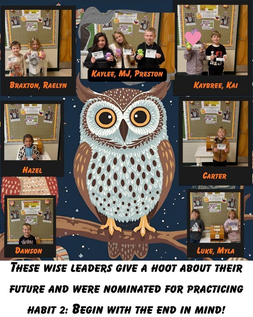 Raffle winners for Habit #2