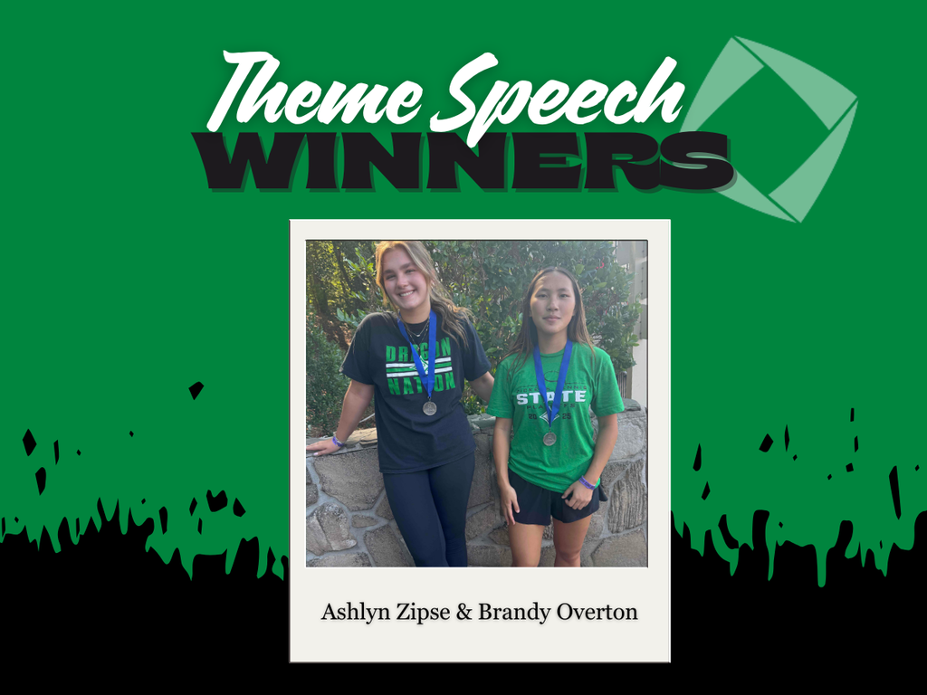 Theme Speech Winners: Ashlyn Zipse & Brandy Overton