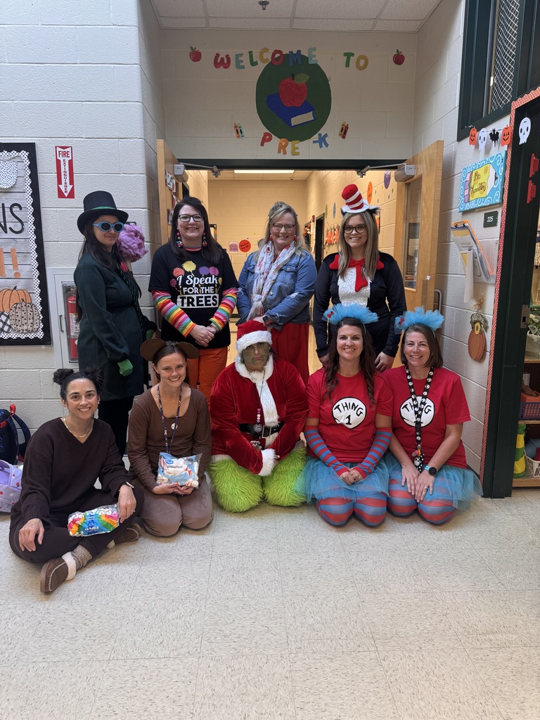 Seuss-themed Halloween in PreK!