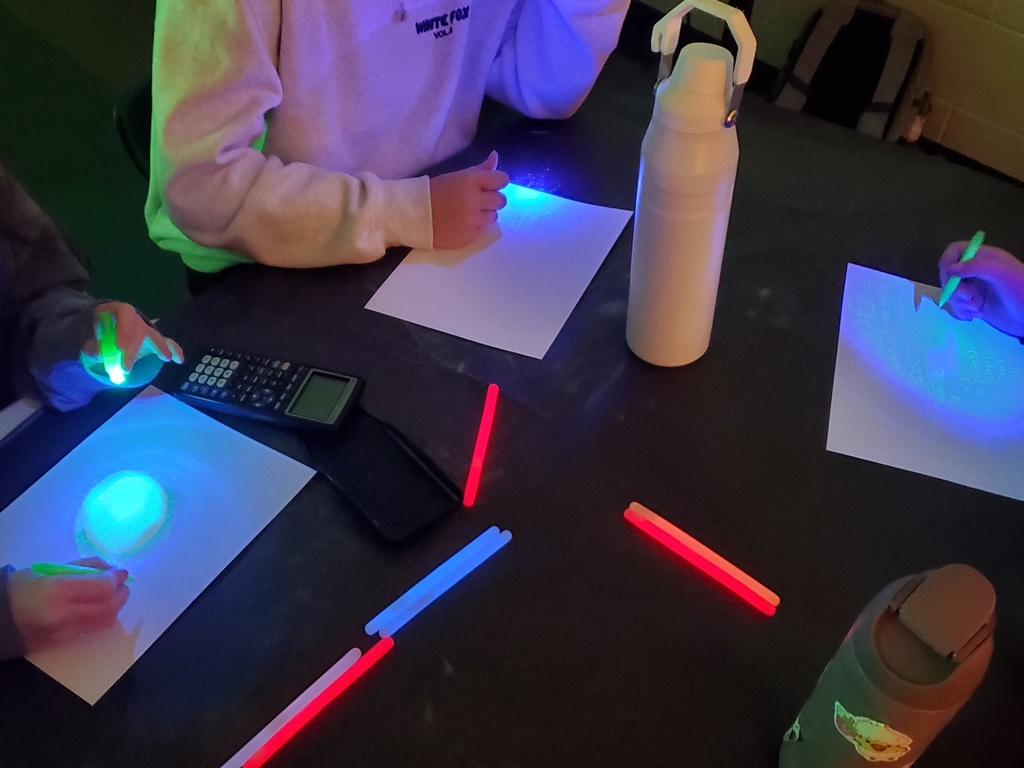 8th Grade Students participating in Halloween Wars math activity