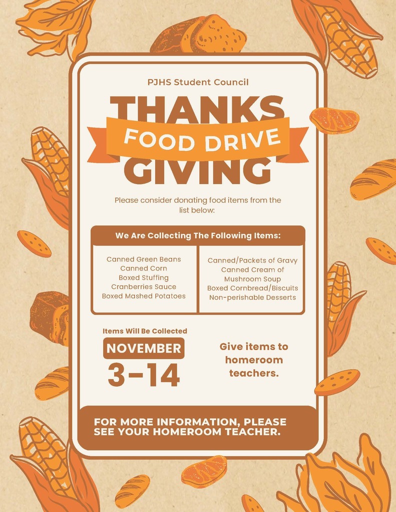 Thanksgiving Food Drive Flyer