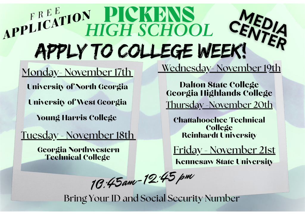 Apply to college week