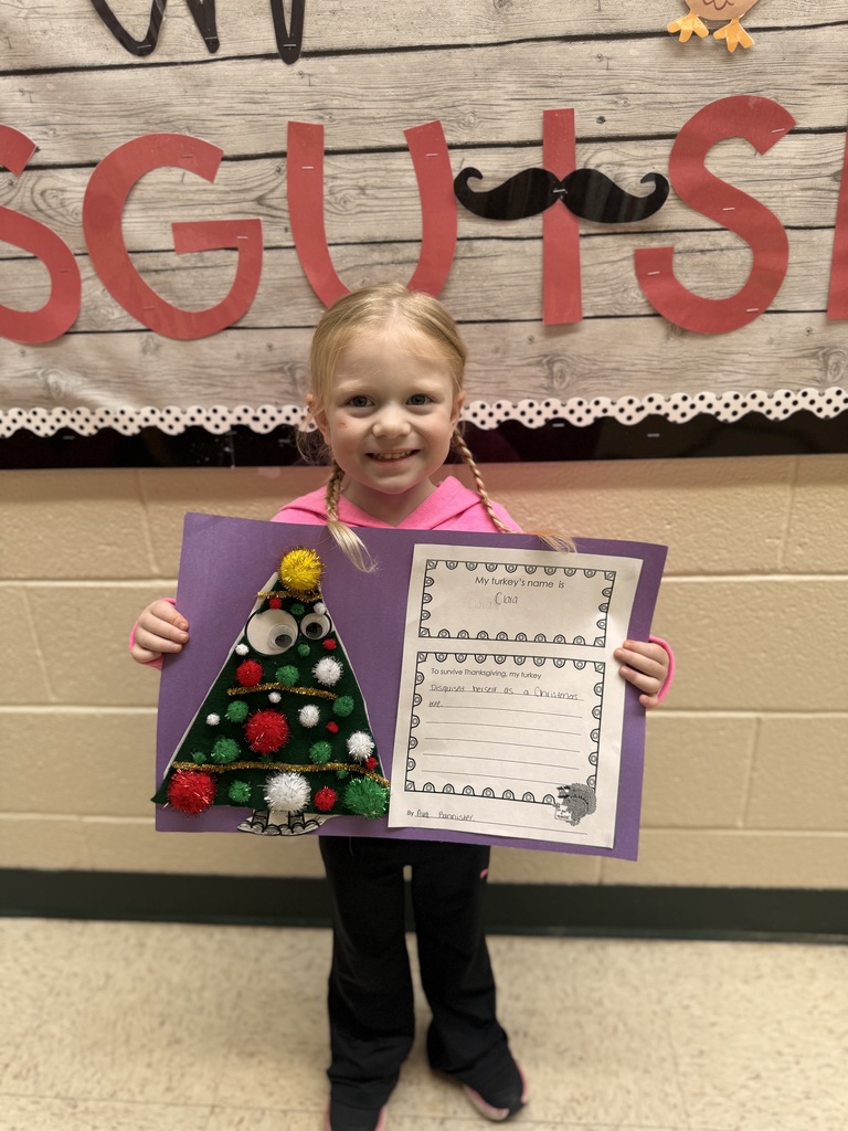 Turkey disguises in Mrs. Allen's PreK class.