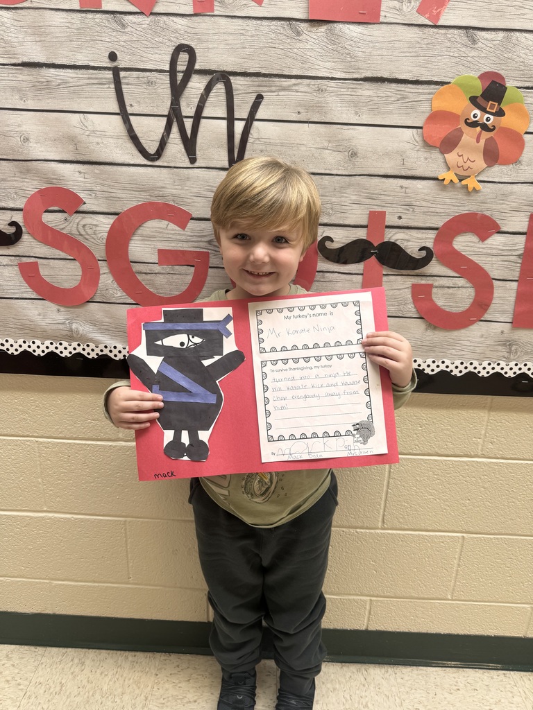 Turkey disguises in Mrs. Allen's PreK class.