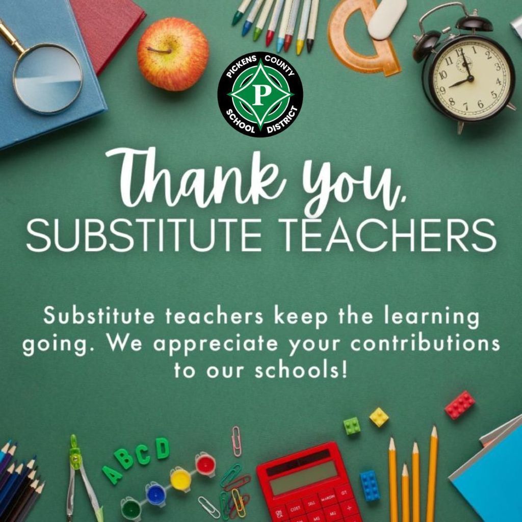 Thank you Substitute Teachers