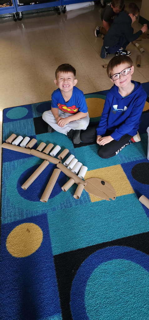 Dino-vember in the Computer & STEM lab.