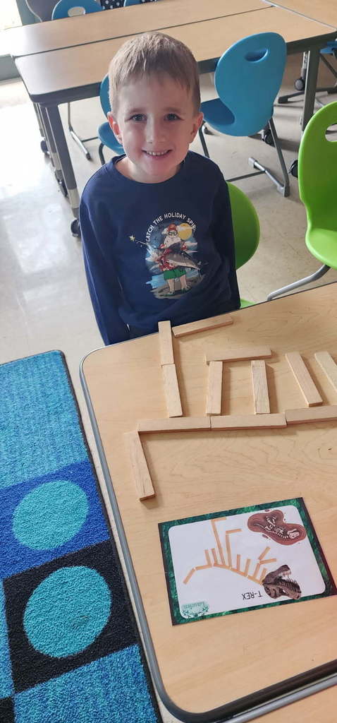 Dino-vember in the Computer & STEM lab.