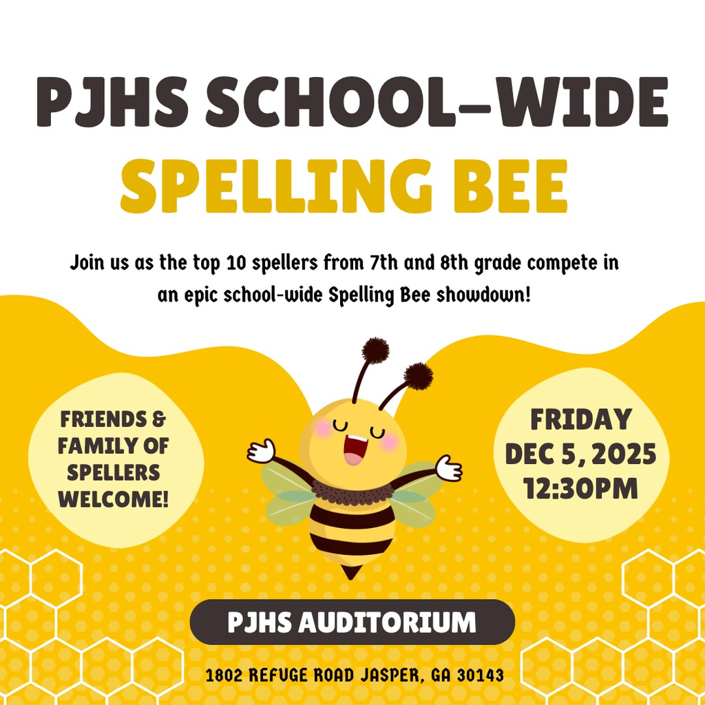Yellow and White Spelling Bee Competition Graphic